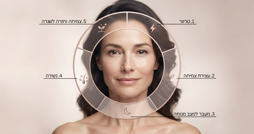 טלוגן אפלוביום - נשירת שיער זמנית אחרי לחץ, לידה או מחלה